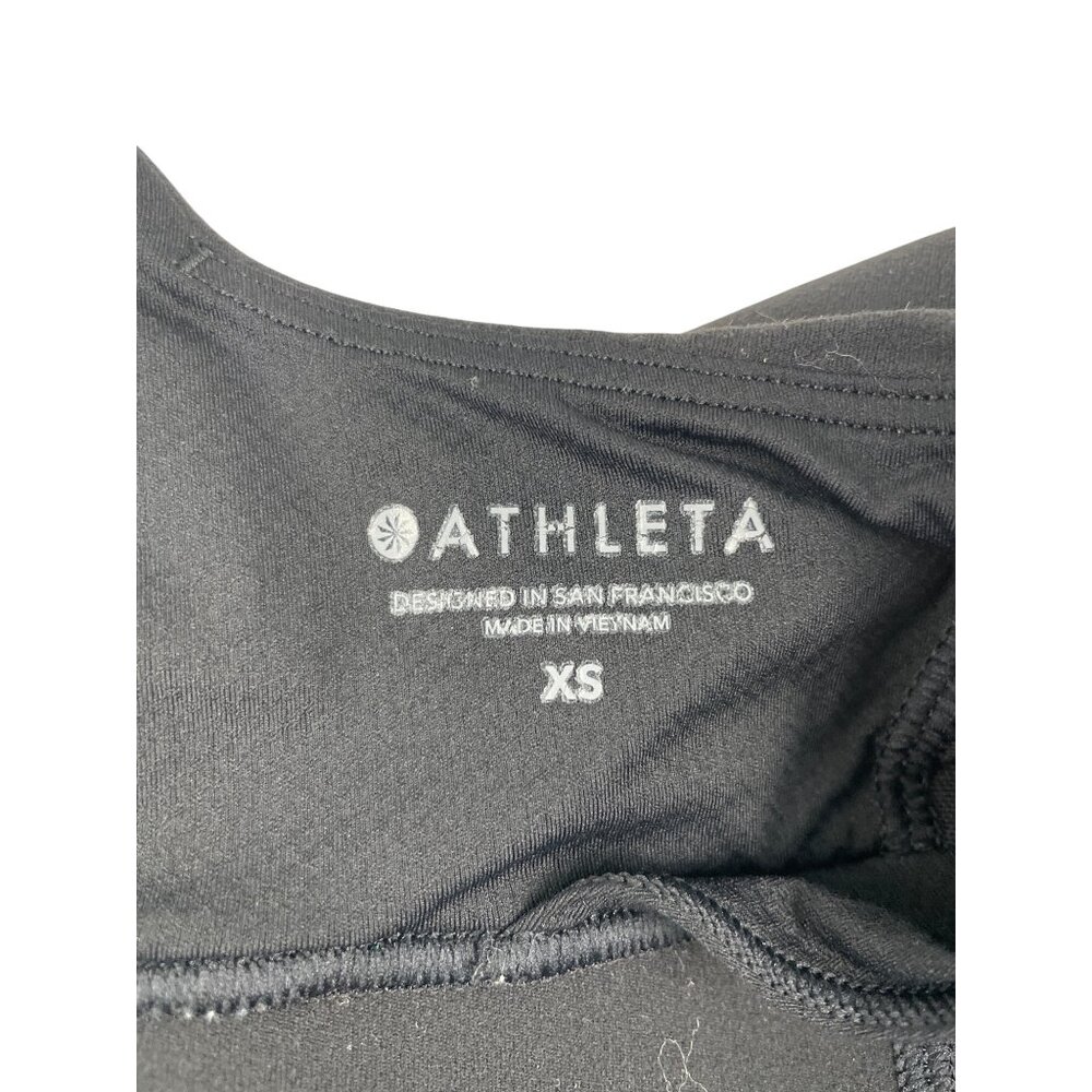 Athleta Women's XS Criss Cross Back Sports Bra Black - Picture 3 of 3